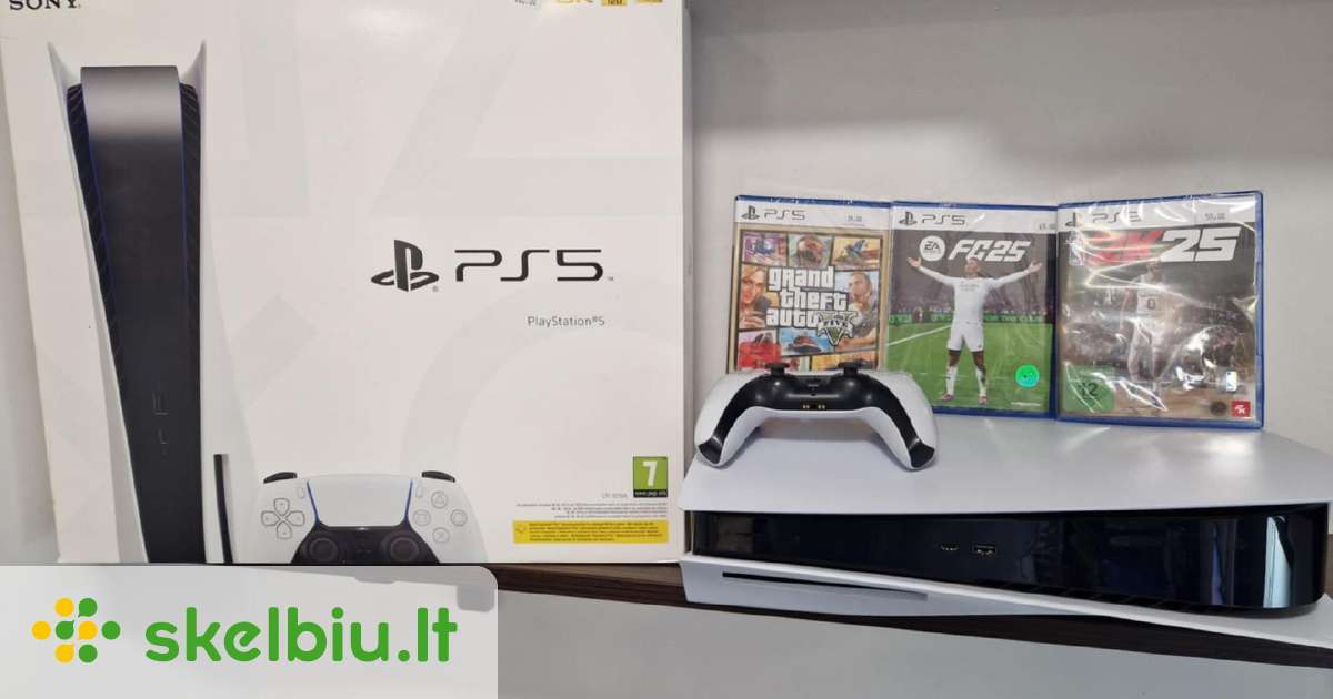 PlayStation 5 sony (5 psl.) - Skelbiu.lt