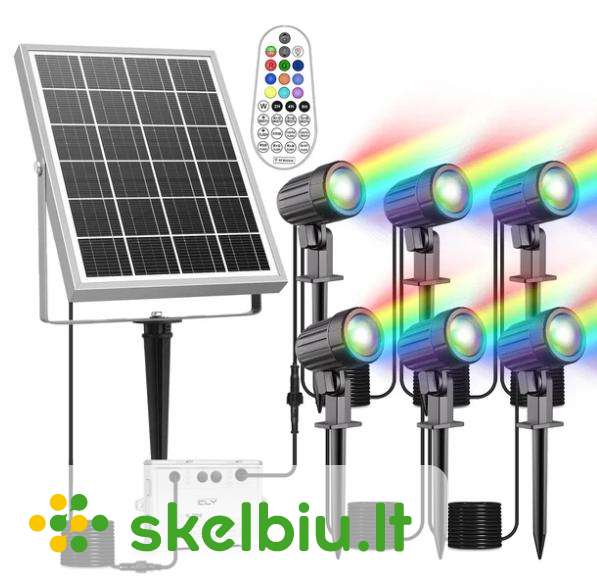 Parduodu Rgb lauko prožektorius nuo saulės - Skelbiu.lt