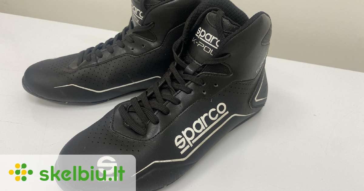 Sparco K-Pole BLAUW/WIT kartschoenen Sparco K-Pole BLAUW/WIT kartschoenen