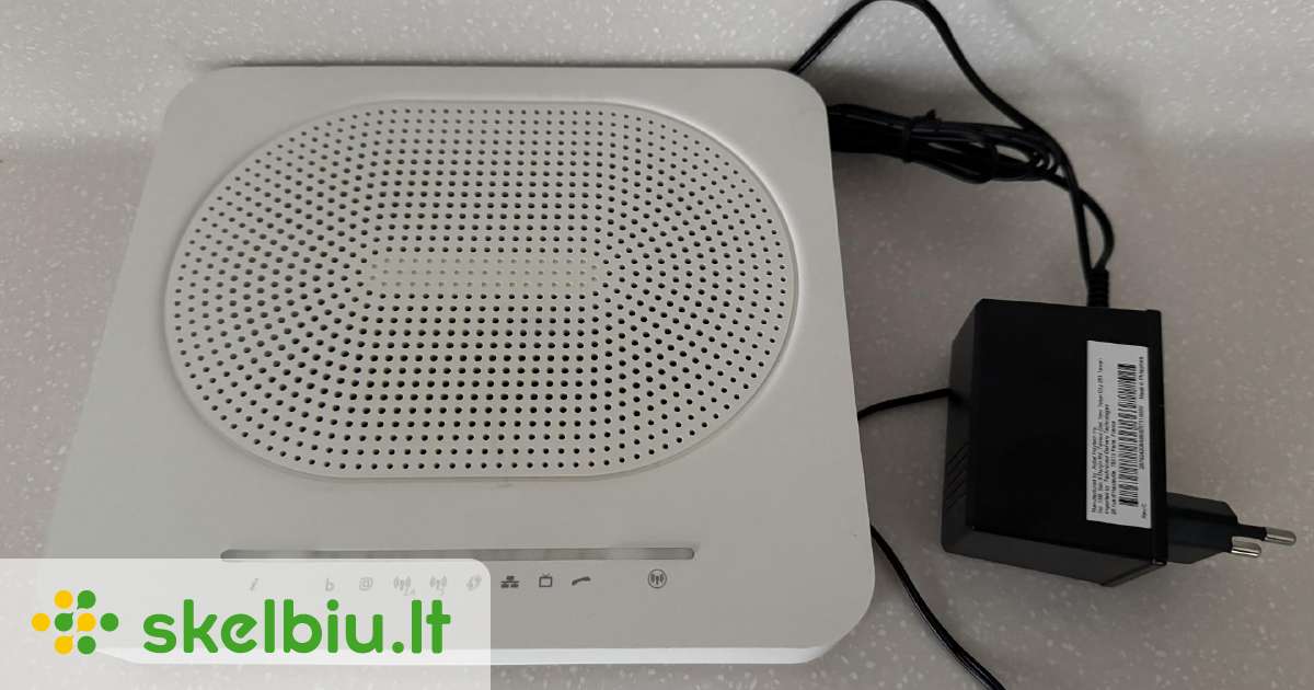 Technicolor router Tg789vac v2 - Skelbiu.lt