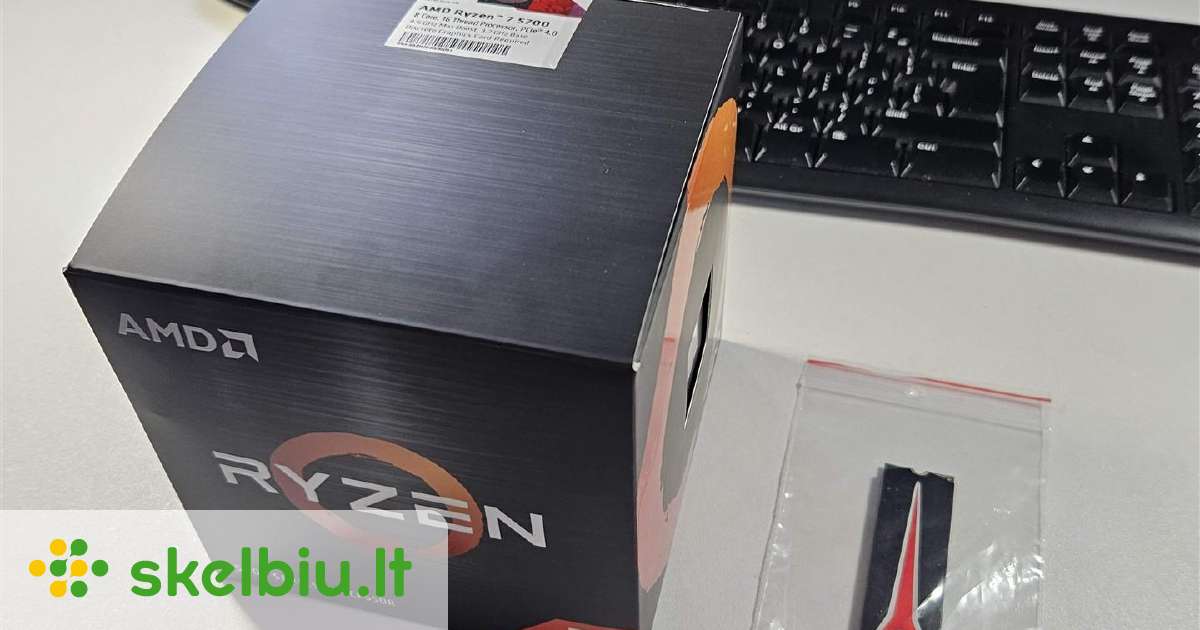 Amd Ryzen 7 5700 procesorius + SSD - Skelbiu.lt