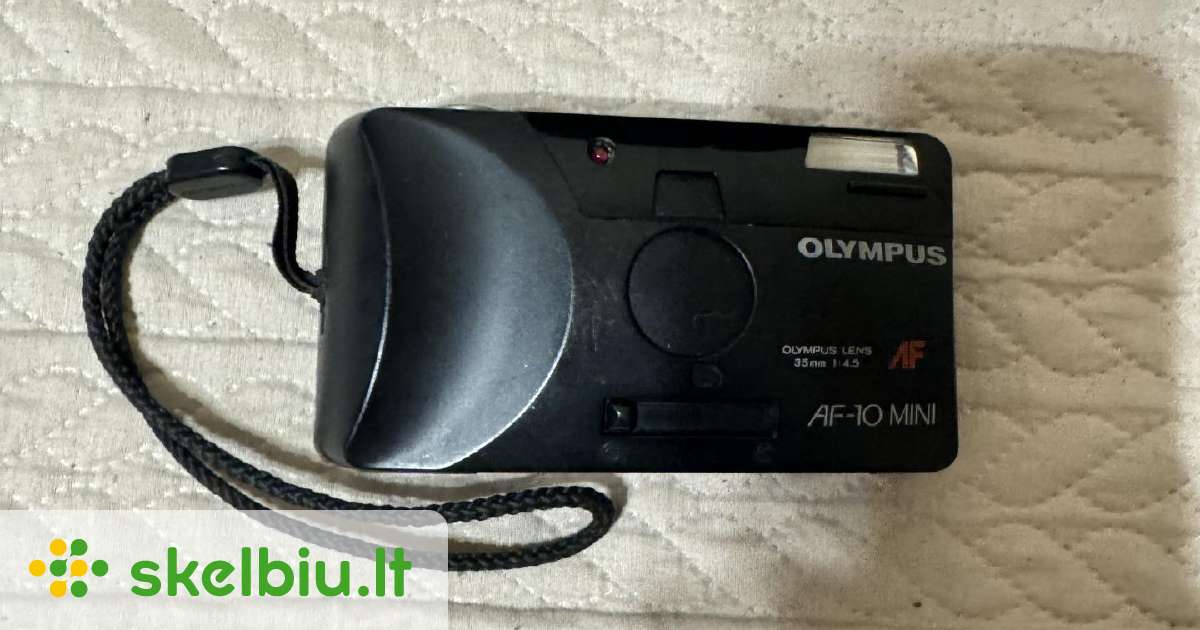 Appareil Photo Compact Olympus AF-10 Mini 35mm - Noir, Avec Objectif 35mm F4.5 (Réf#K-840, Garantie 6 Mois)