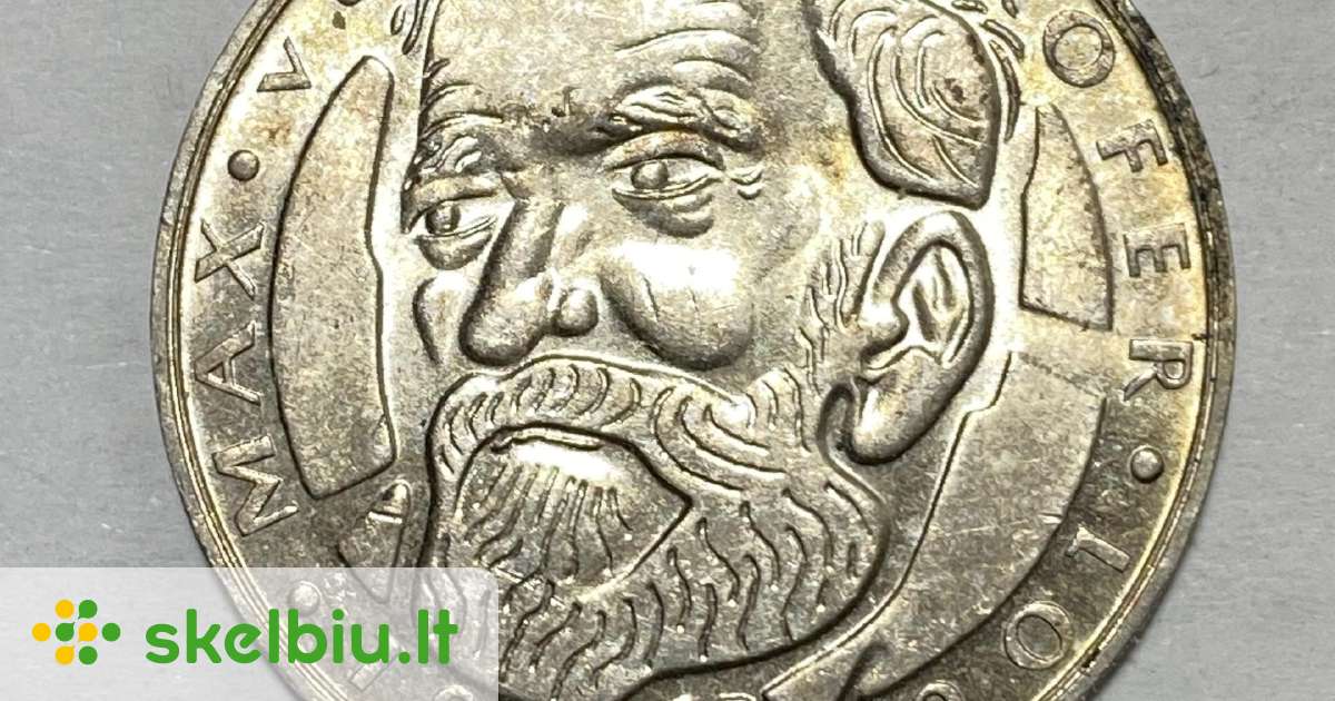 Pinigas 1968 D Vokietija silver pinigas 5 mark /K17 - Skelbiu.lt