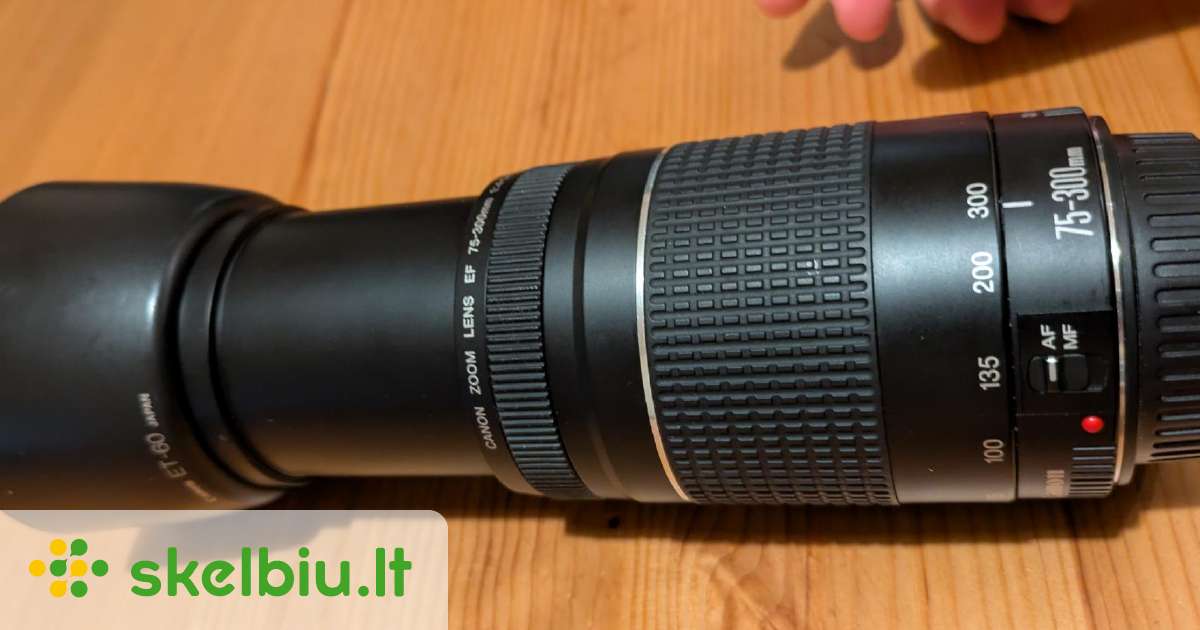 canon 75 300mm skelbimai - Skelbiu.lt