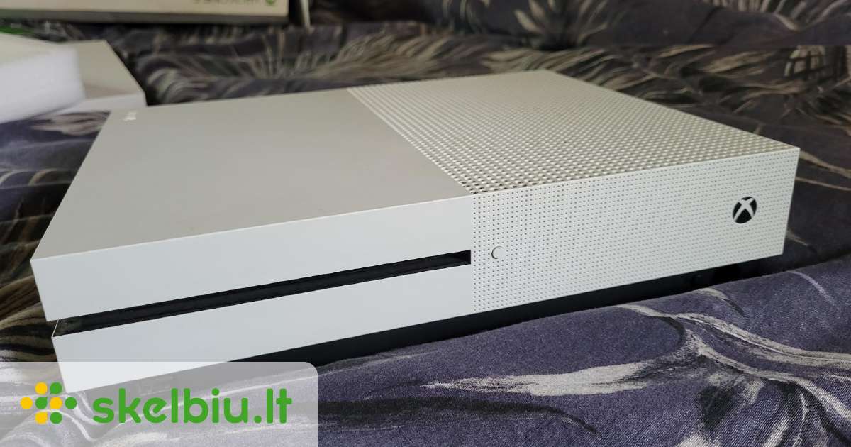 Xbox One S microsoft (2 psl.) - Skelbiu.lt