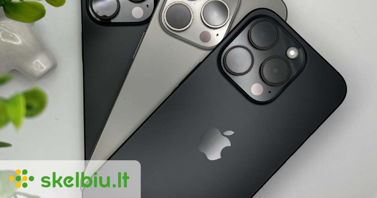 iPhone 15 Pro 256GB Natural Titanium MTV53PX/A kaina tik 1 199 €