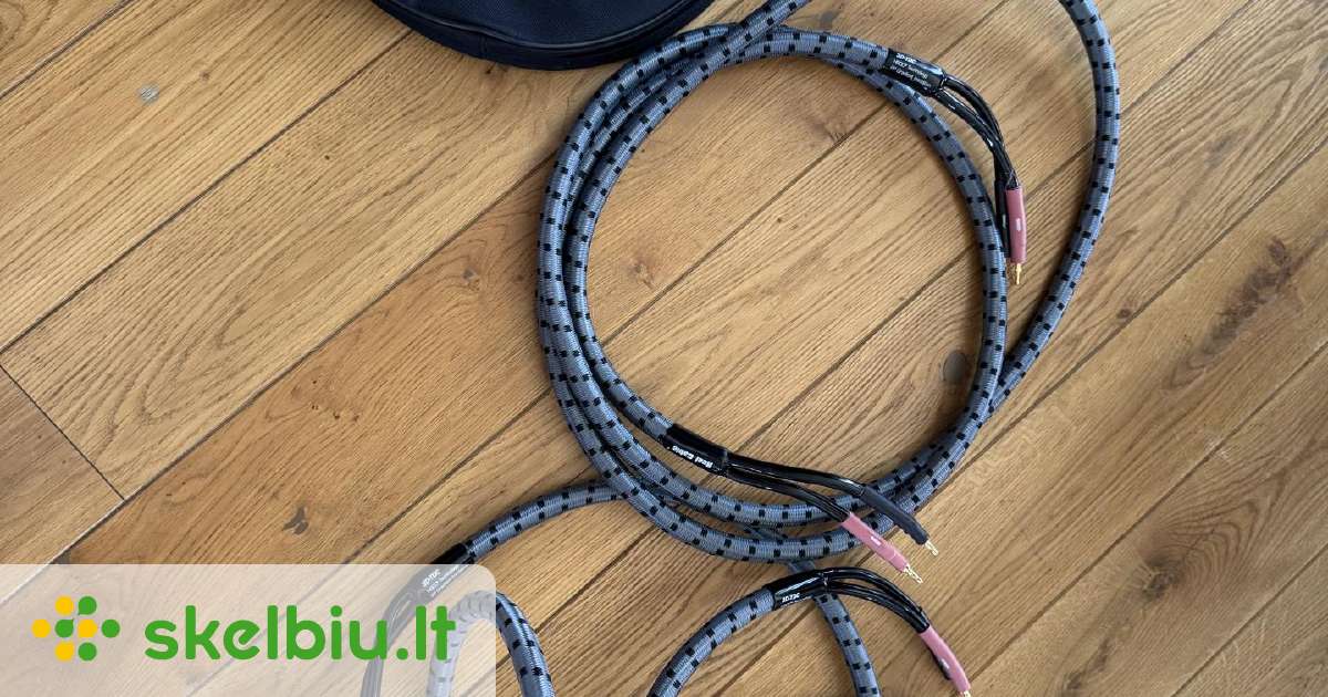 Câble Enceinte HP Real Cable 3D-TDC 2 X 3 Mètres - Bananes Mâles