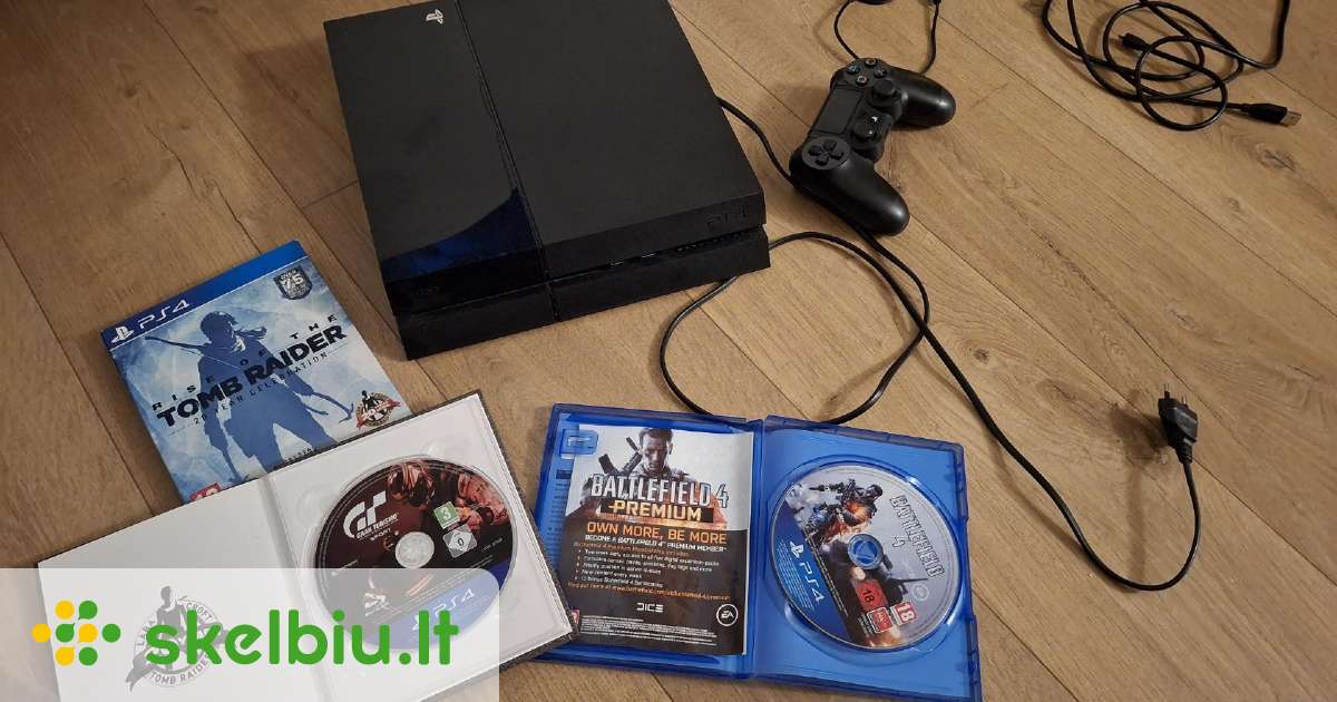 Nuo 329 €] Sony Playstation 4 Slim 500GB Black (Juodas