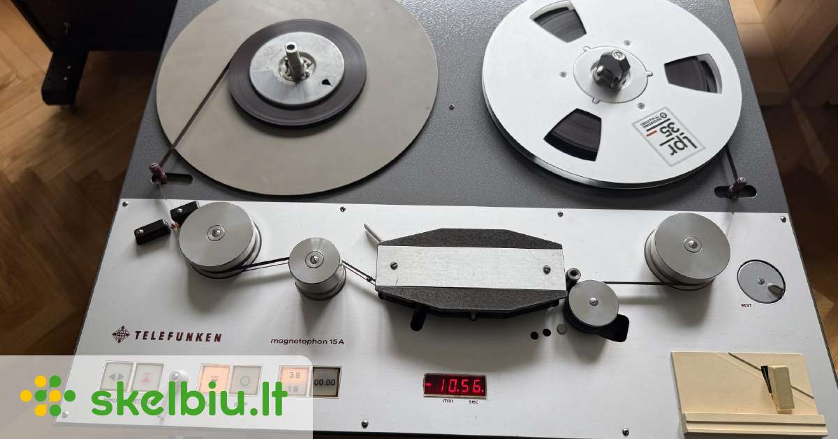 Telefunken M15a Tape Recorder Audio Input/Output Replacement Metal Panel with Ne Telefunken M15a Tape Recorder Audio Input/Output Replacement Metal Panel with Ne