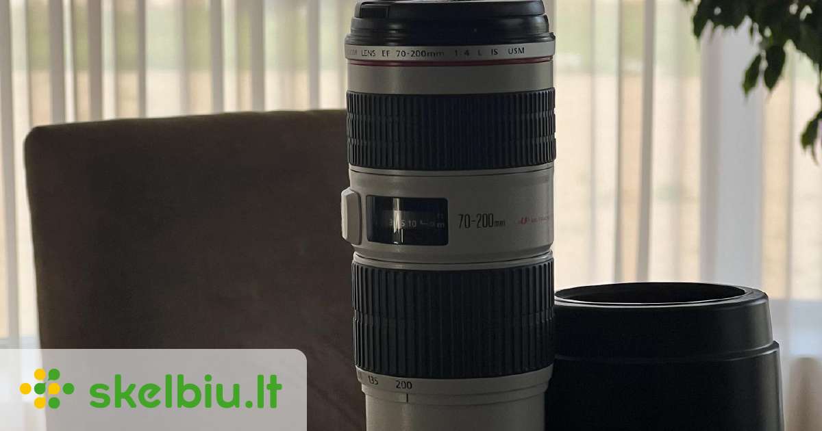 canon ef 70 200mm skelbimai - Skelbiu.lt