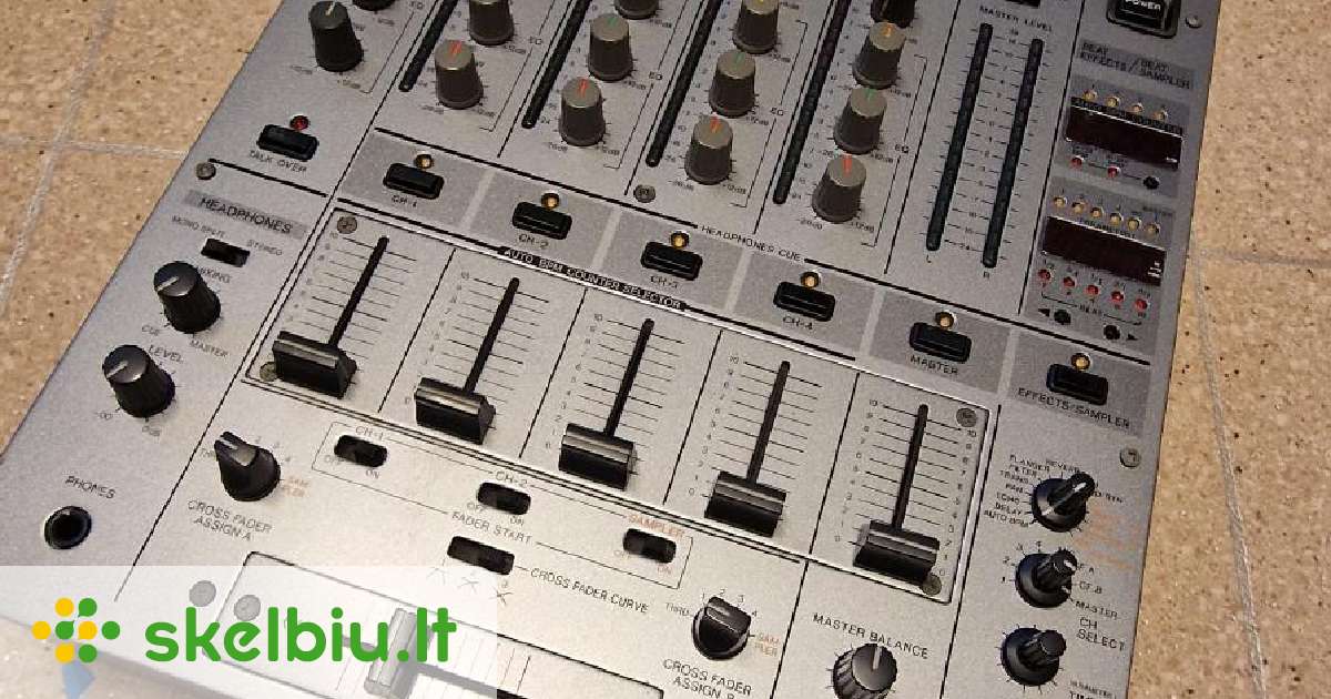 【＊Hikaru＊】Pioneer DJM-600 DJM-600 (zarchiwizowane) 4-channel effects mixer (black