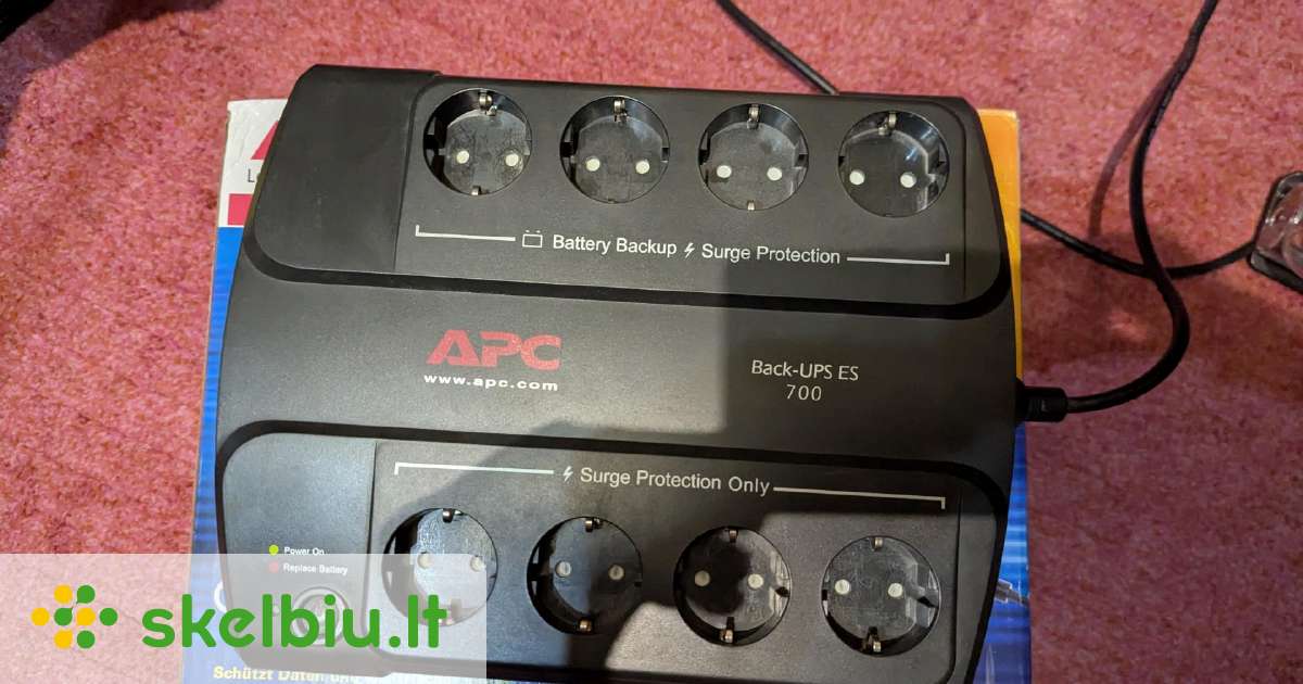 Apc Ups Be700-gr - € 10 su gedimu - Skelbiu.lt