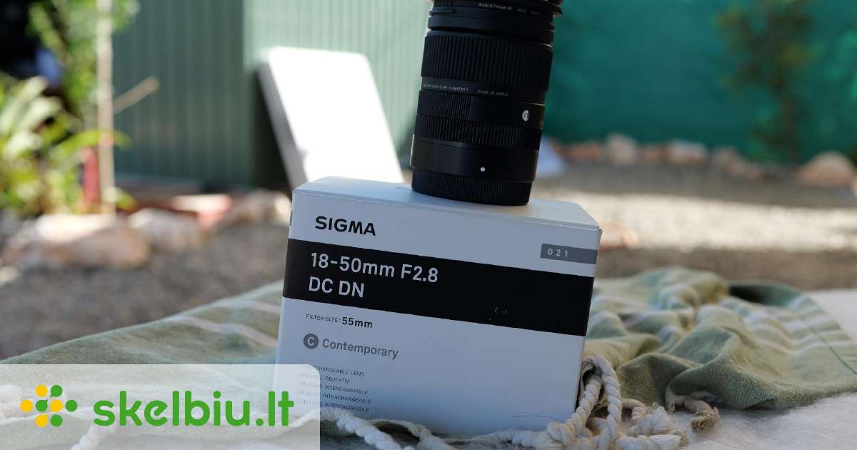 sigma 18 50mm f2 8 skelbimai - Skelbiu.lt
