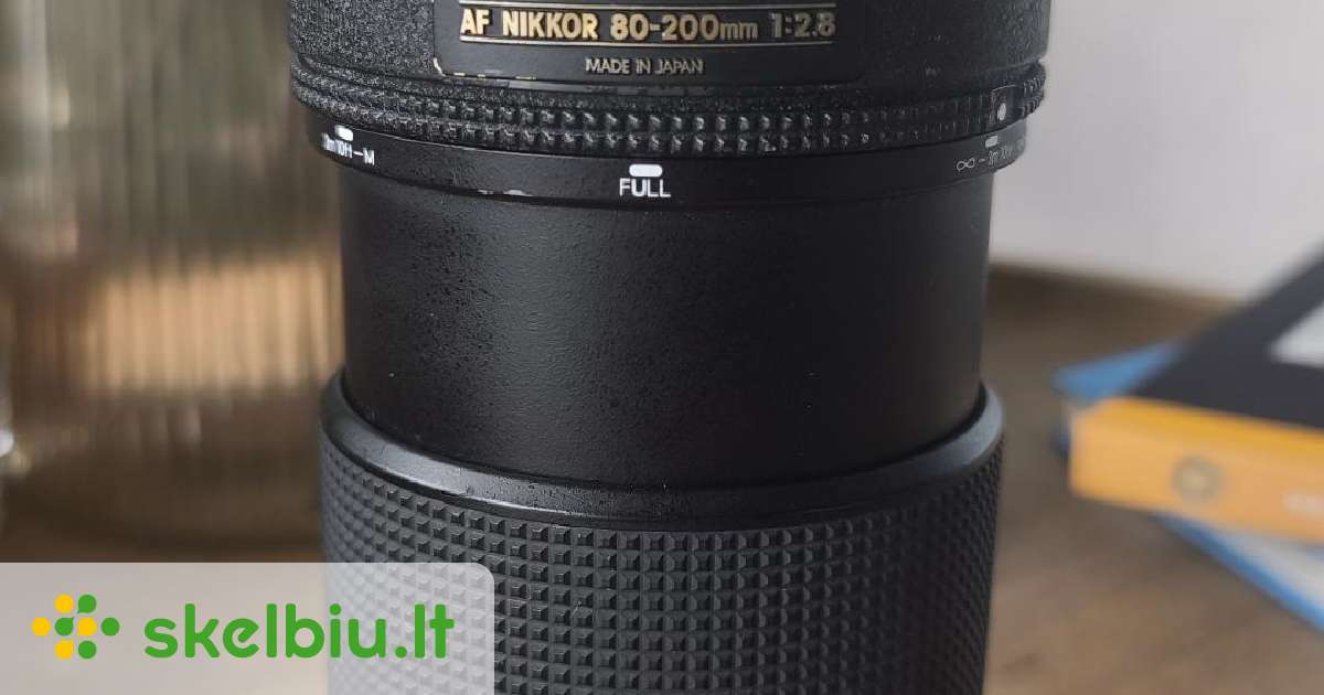 nikkor 80 200 skelbimai - Skelbiu.lt