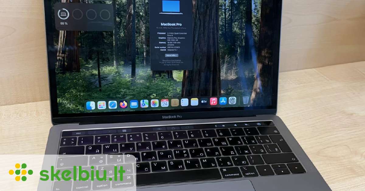 macbook pro 13 2018 skelbimai - Skelbiu.lt