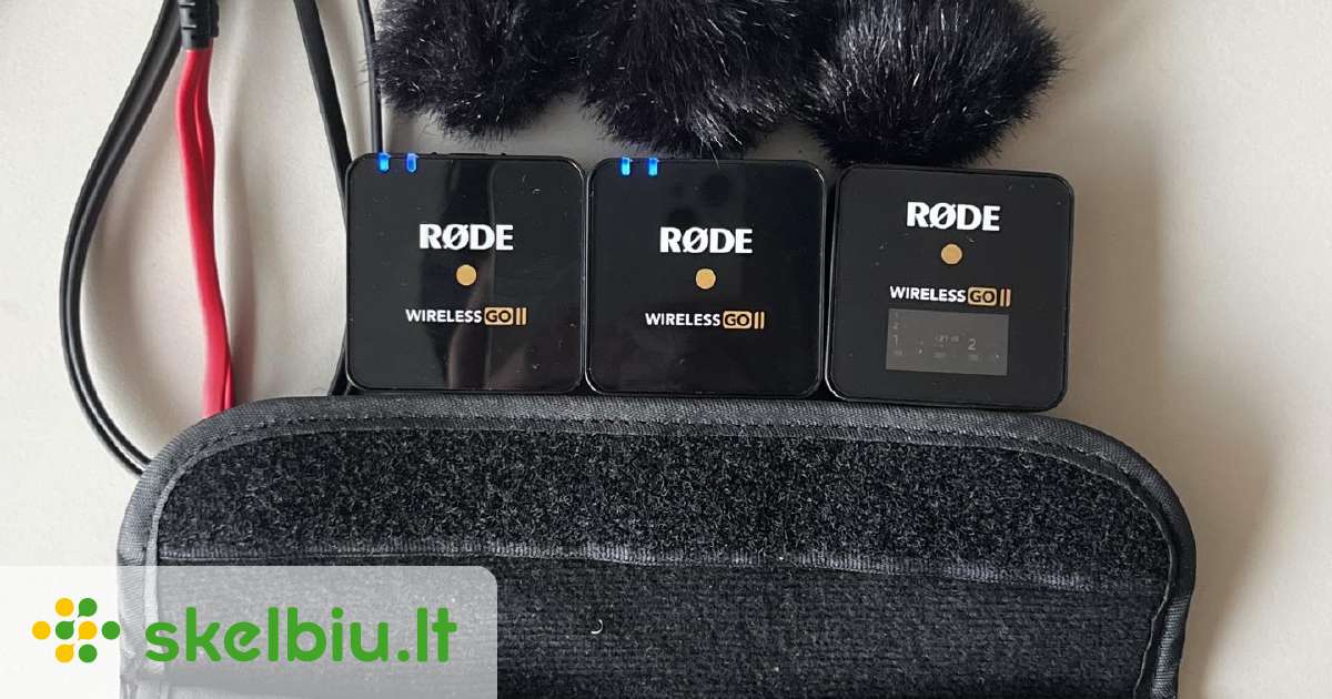 rode wireless go ii skelbimai - Skelbiu.lt