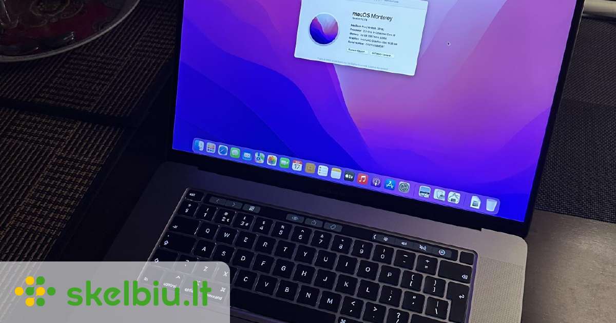 macbook pro 16 i9 skelbimai - Skelbiu.lt