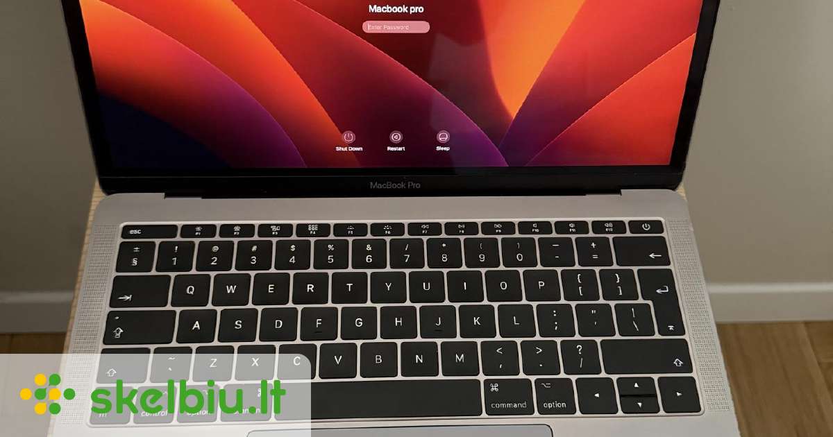 macbook pro 2017 skelbimai - Skelbiu.lt