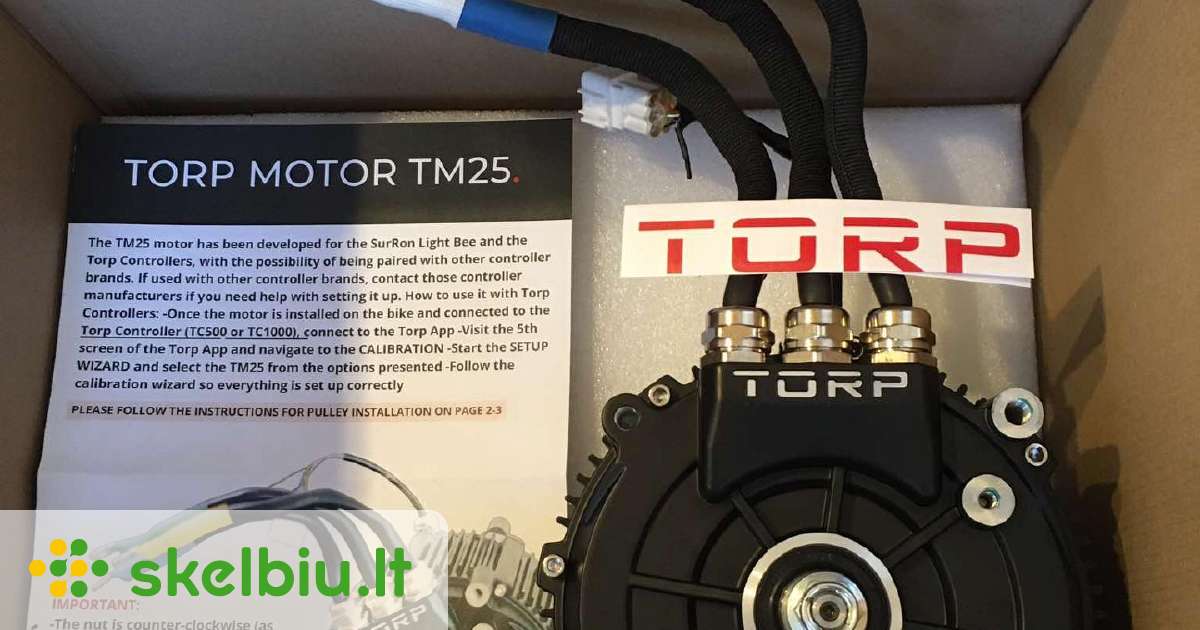 Surron, Sur-ron ui Light Bee Naujas Torp Tm-25 - Skelbiu.lt