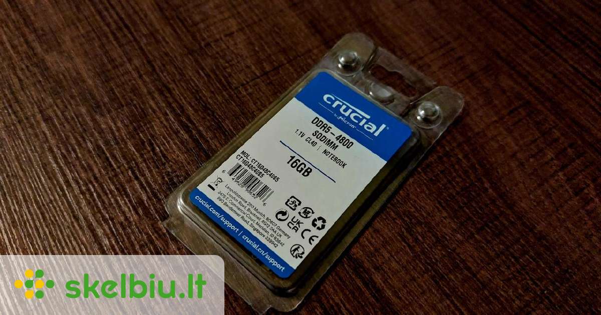 ddr5 4800 skelbimai - Skelbiu.lt