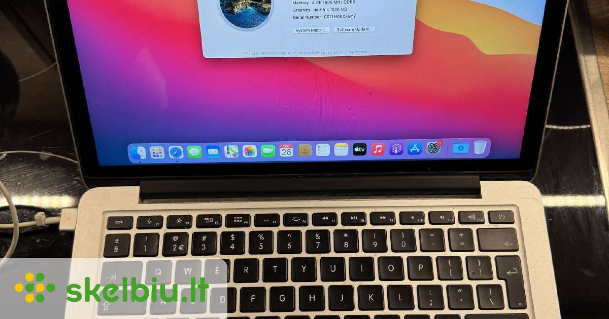 macbook pro 2013 late retina skelbimai - Skelbiu.lt