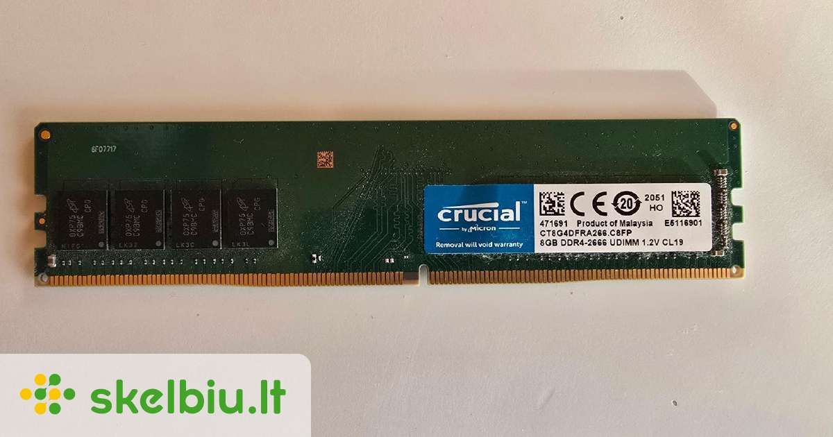 crucial ddr4 skelbimai - Skelbiu.lt