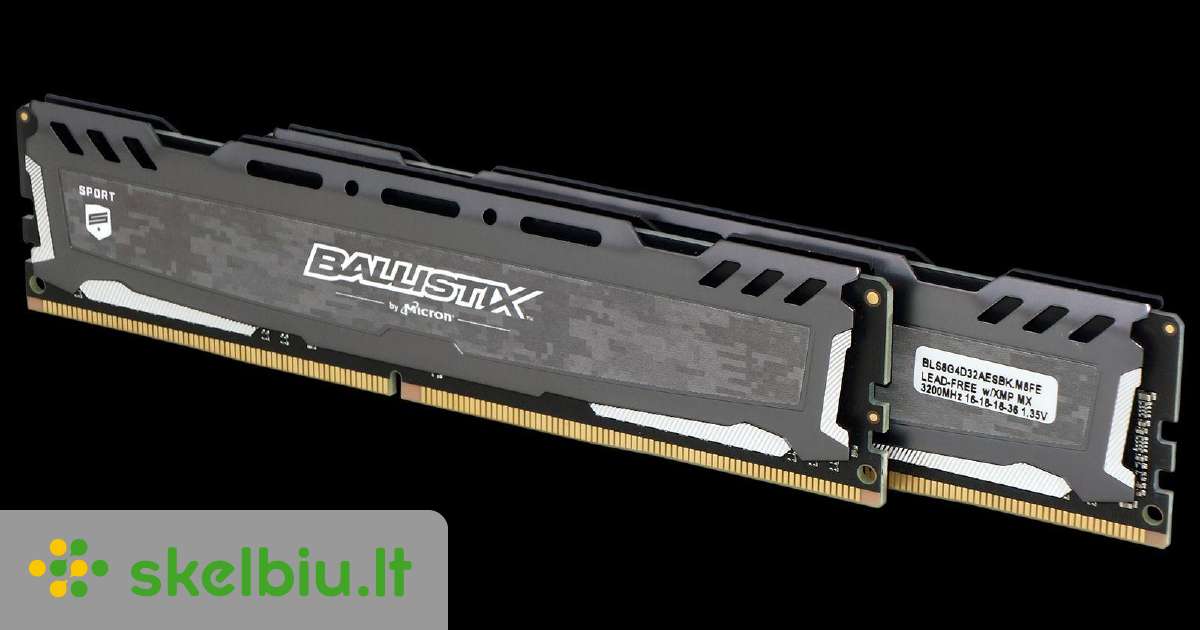 crucial ballistix ddr4 skelbimai - Skelbiu.lt
