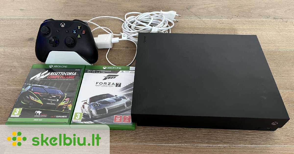 Xbox One X microsoft (2 psl.) - Skelbiu.lt