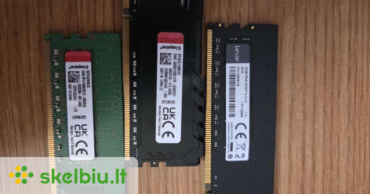 ddr4 16gb dimm skelbimai - Skelbiu.lt