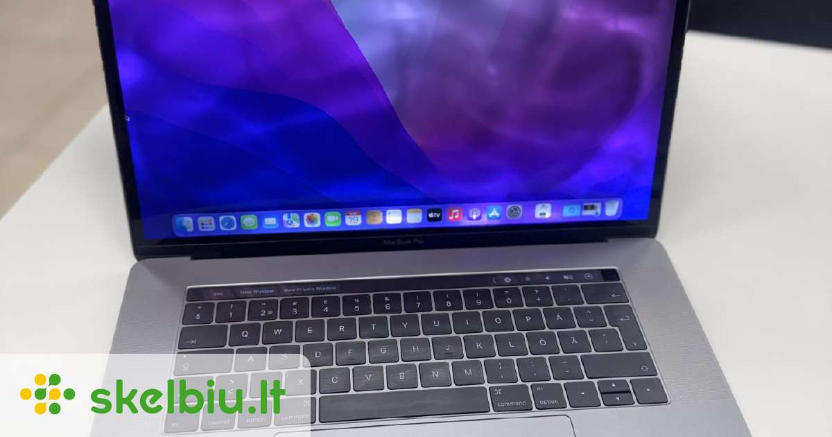 MacBook Pro 15インチ macbook pro 15 touchbar skelbimai - Skelbiu.lt