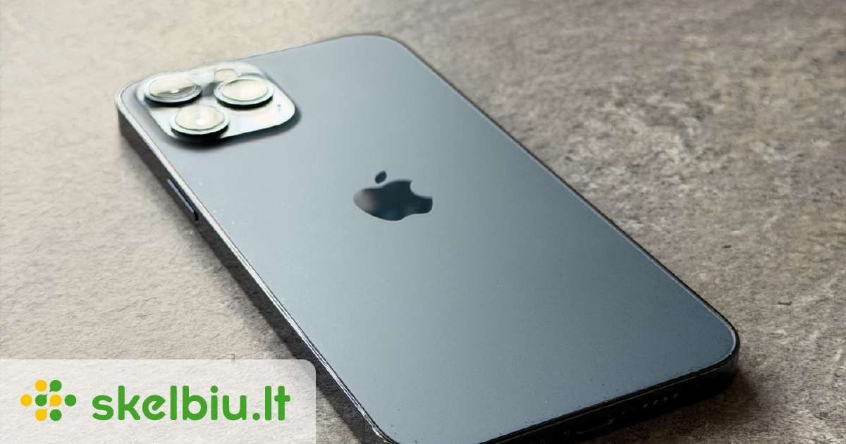 iPhone 12 Pro Max apple (3 psl.) - Skelbiu.lt