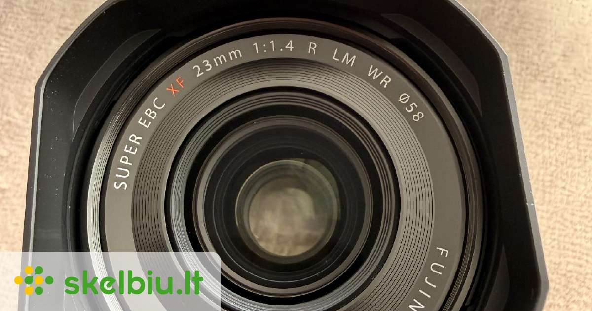 fujifilm xf 23mm f 1 4 skelbimai - Skelbiu.lt