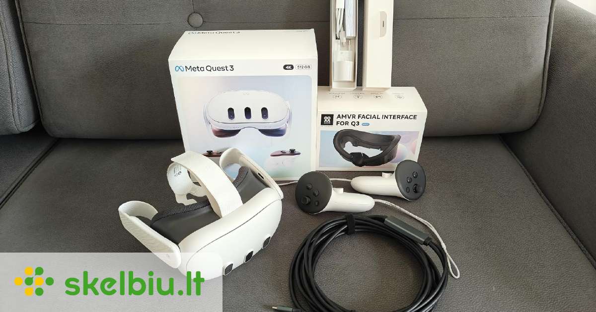 oculus quest 3 512gb skelbimai - Skelbiu.lt