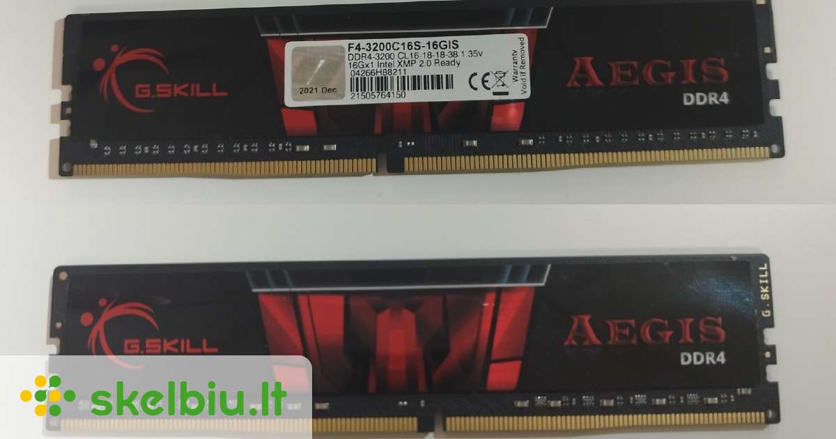 g skill aegis ddr4 skelbimai - Skelbiu.lt