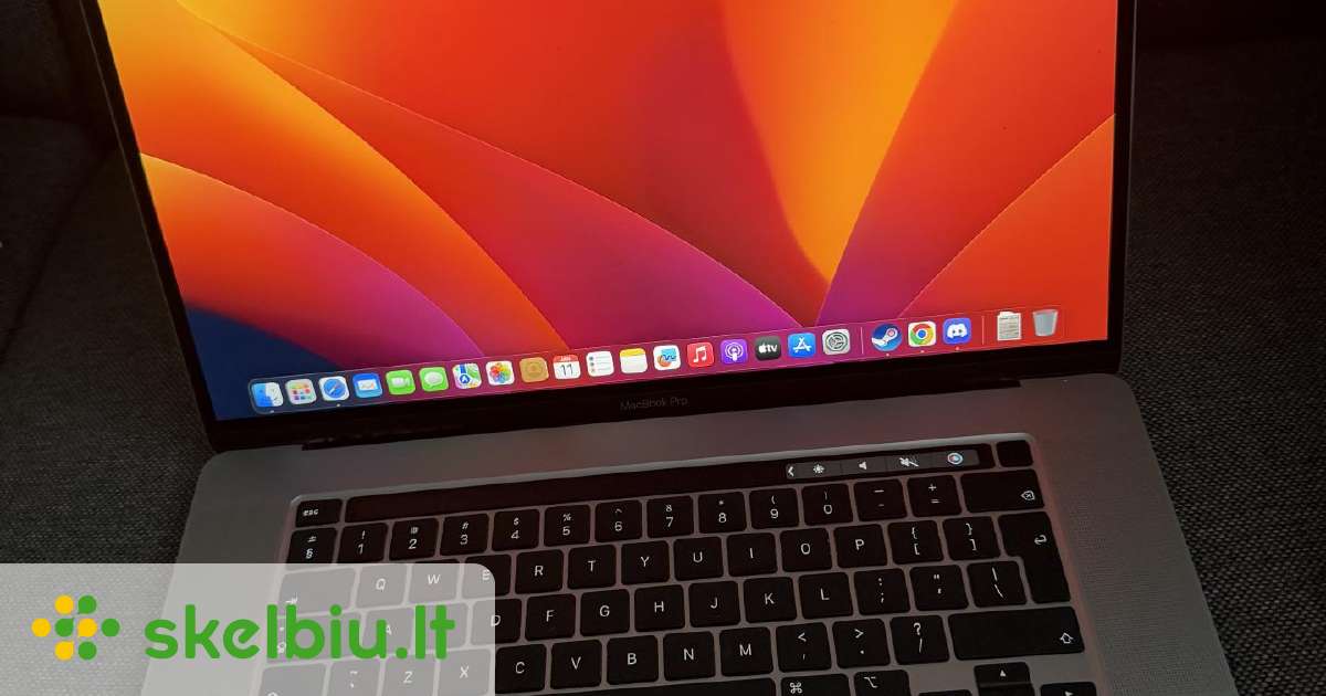 macbook pro 16 2019 skelbimai - Skelbiu.lt
