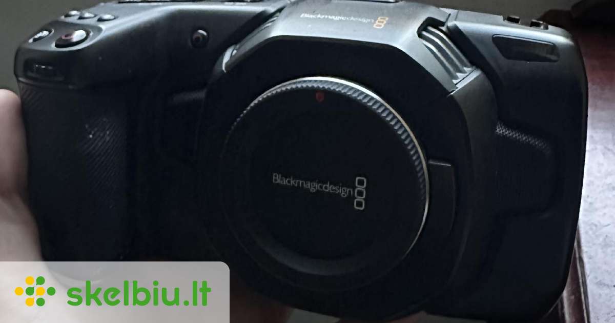 blackmagic pocket cinema 4k skelbimai - Skelbiu.lt