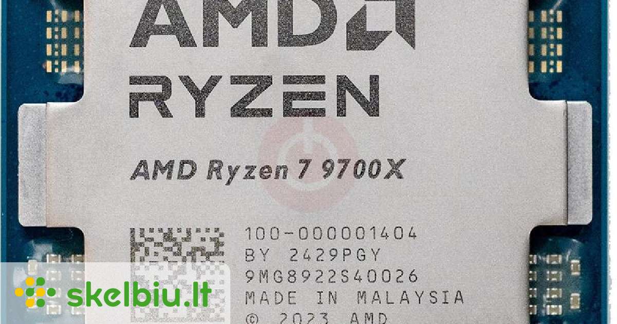 amd ryzen 7 9700x skelbimai - Skelbiu.lt