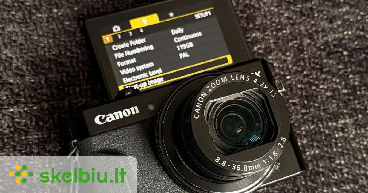 canon g7x skelbimai - Skelbiu.lt