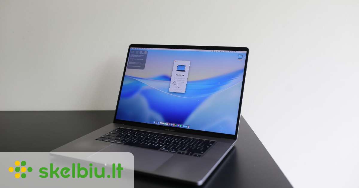 macbook pro 16 i9 skelbimai - Skelbiu.lt