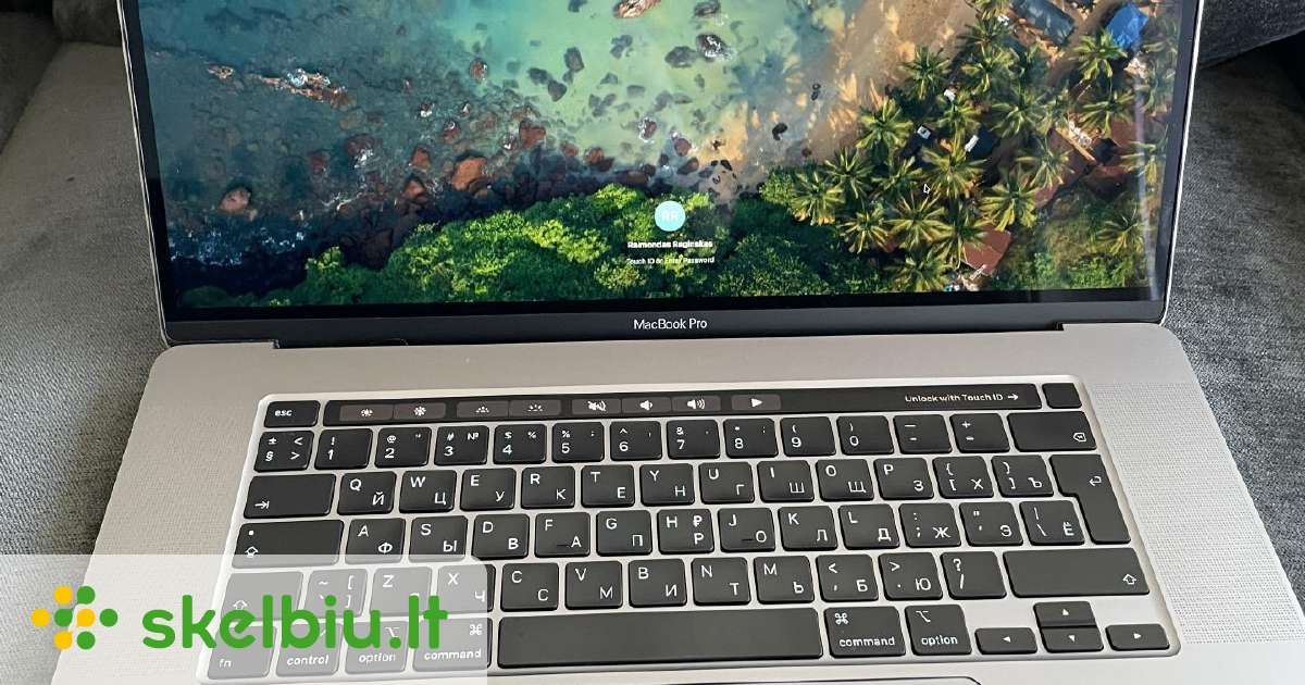 macbook pro 16 i9 skelbimai - Skelbiu.lt