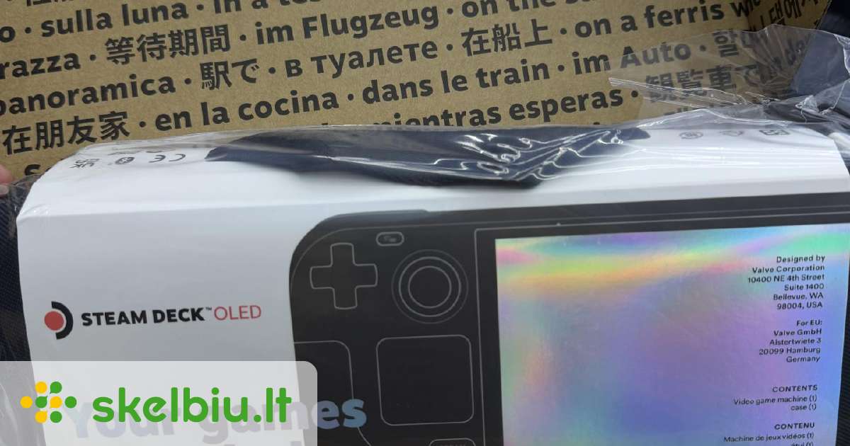 steam deck oled 1tb skelbimai - Skelbiu.lt