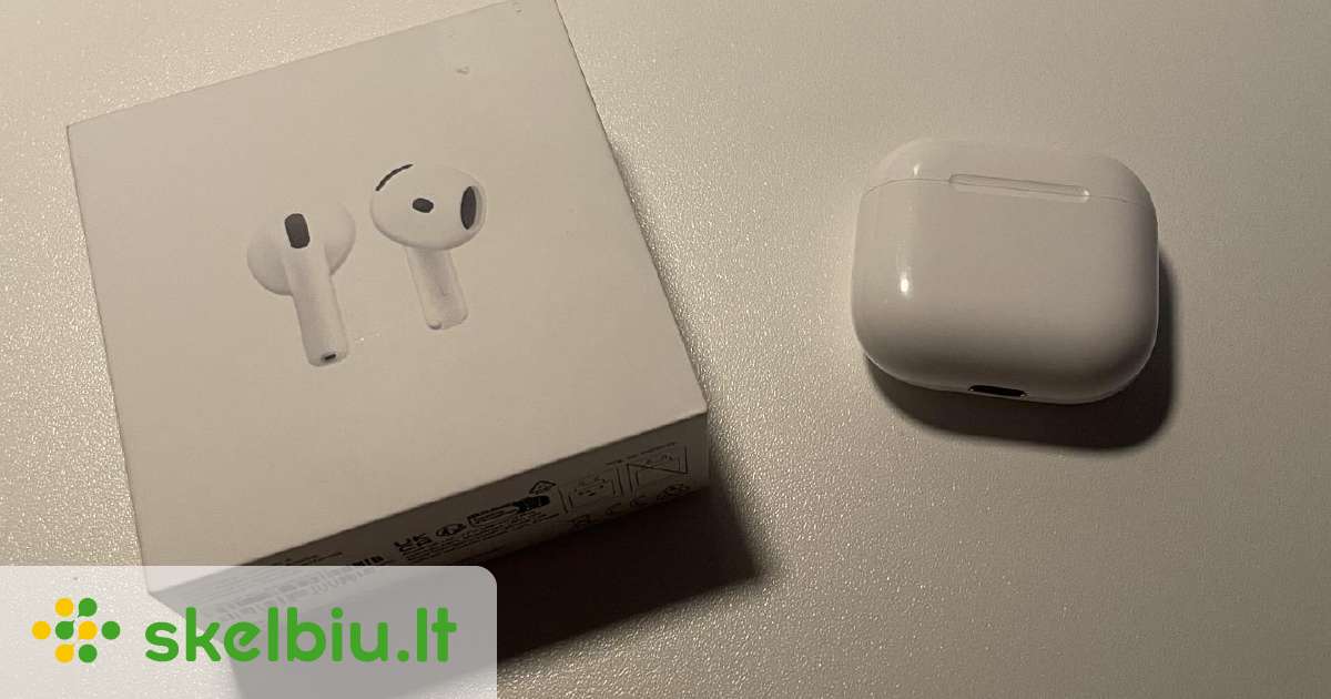 apple airpods 4 anc skelbimai - Skelbiu.lt