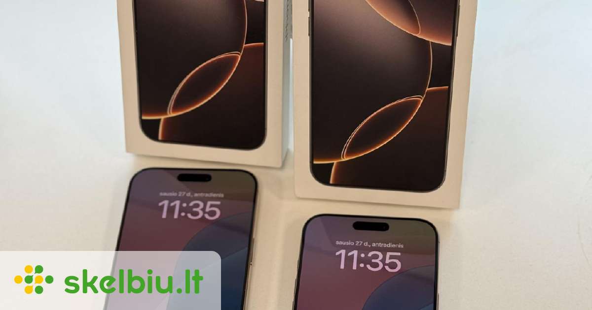 apple iphone 16 pro max 256gb skelbimai - Skelbiu.lt