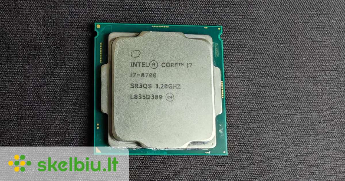 intel core i7 8700 skelbimai - Skelbiu.lt