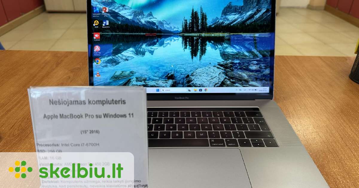macbook pro 15 2016 skelbimai - Skelbiu.lt