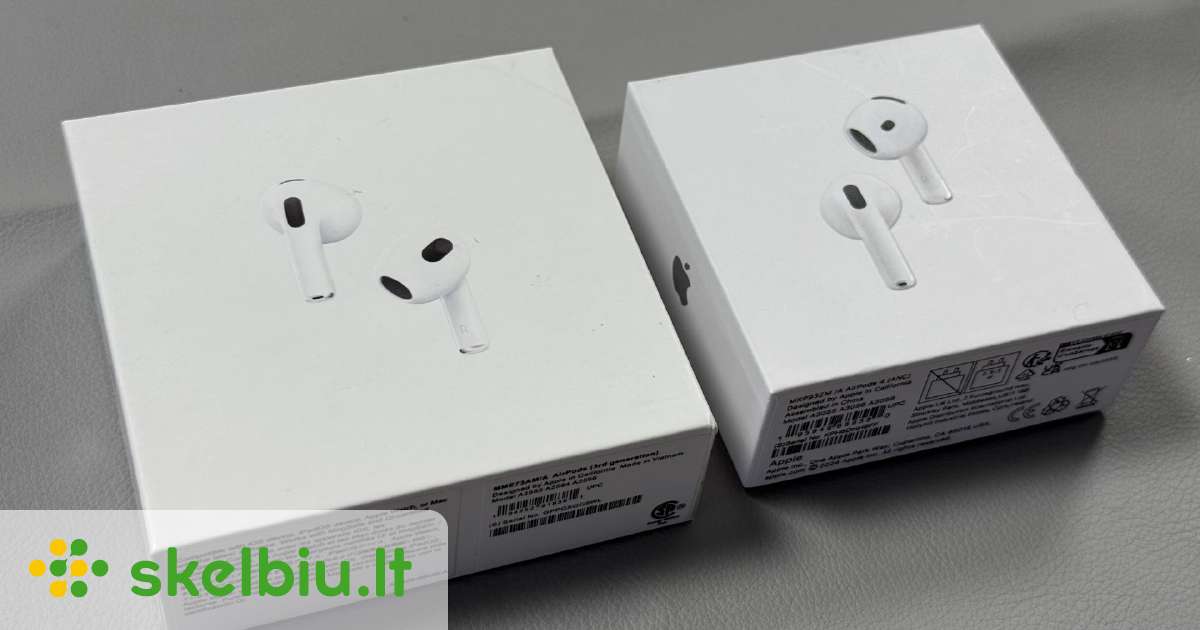airpods 4 anc skelbimai - Skelbiu.lt