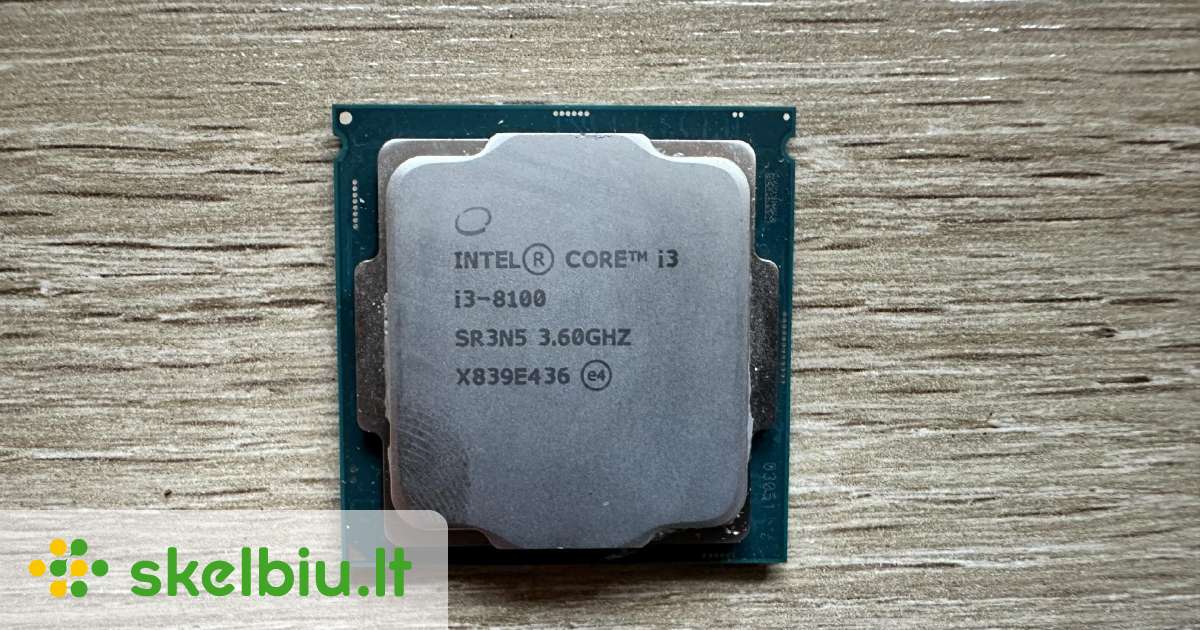 初期設定済 i3-8100 8GB SSD 128GB + HDD Win11 i3 8100 skelbimai - Skelbiu.lt