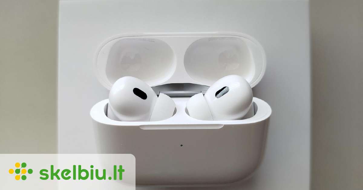AirPods Pro 2 (おまけあり) airpods pro 2 anc skelbimai - Skelbiu.lt