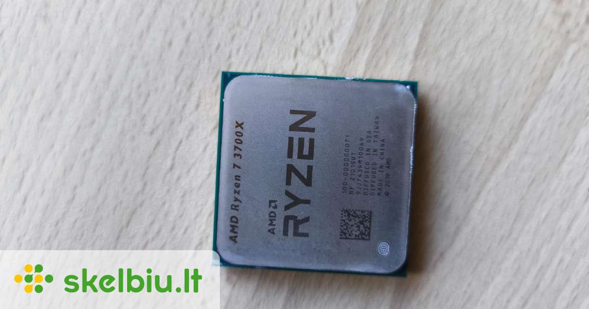 amd ryzen 7 3700x skelbimai - Skelbiu.lt