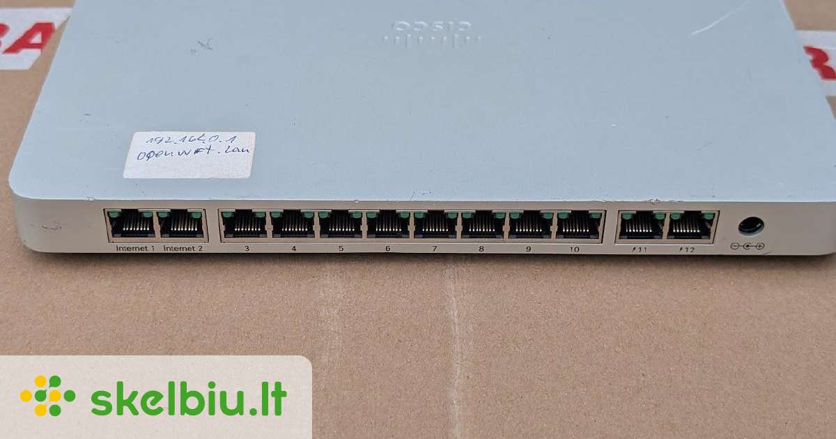 Cisco Meraki MX65 ルータ (OpenWrt済み) 【公式通販】